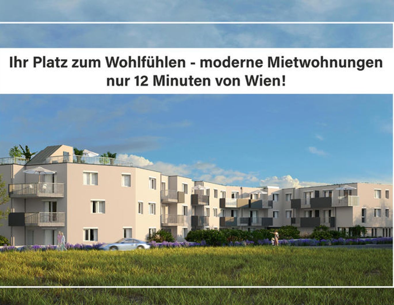 urbanes Wohnen im Grünen zum Mieten