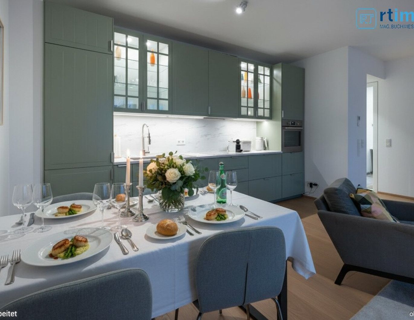 Exklusive 3-Zimmer Neubauwohnung COTTAGE VIERTEL mit Nordterrasse!