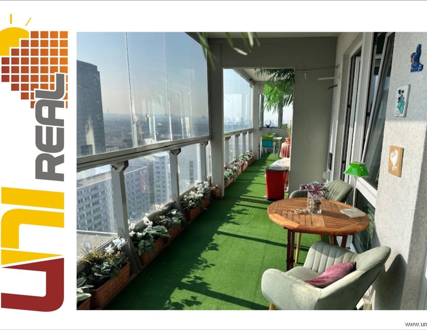 - UNI-Real - Mischek Tower nahe UNO-City mit 28 m² Loggia