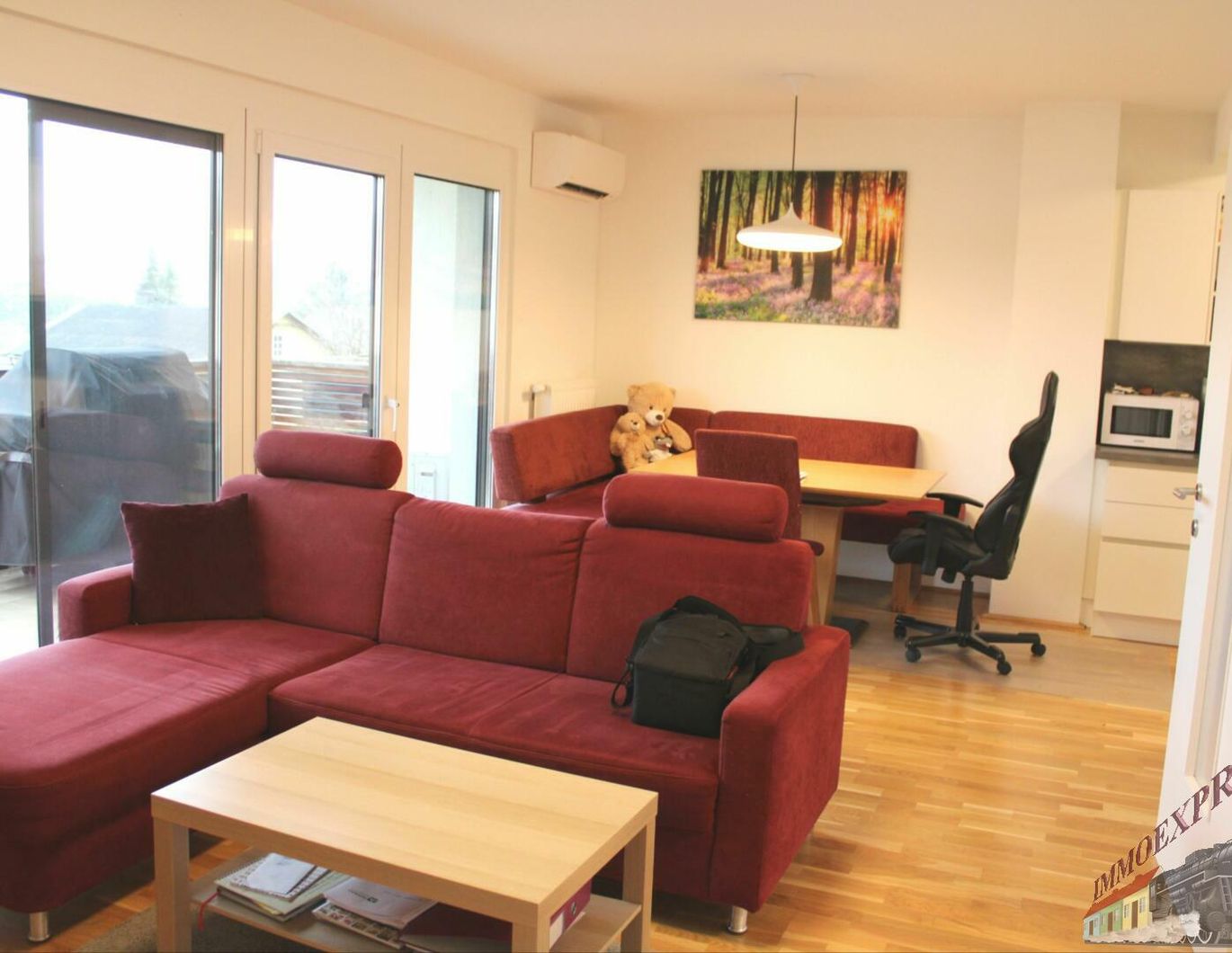 Sehr ruhig gelegene 2 Zimmer Wohnung mit Loggia und Terrasse in Mistelbach