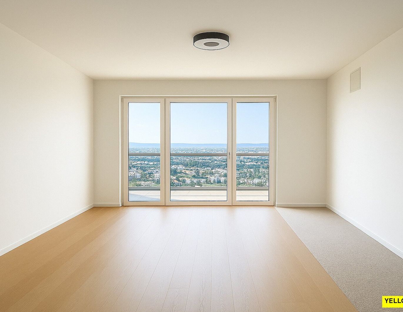 Helio Tower I Blick über Wien I 31. Stock I Loggia und Balkon mit Südost-Ausrichtung