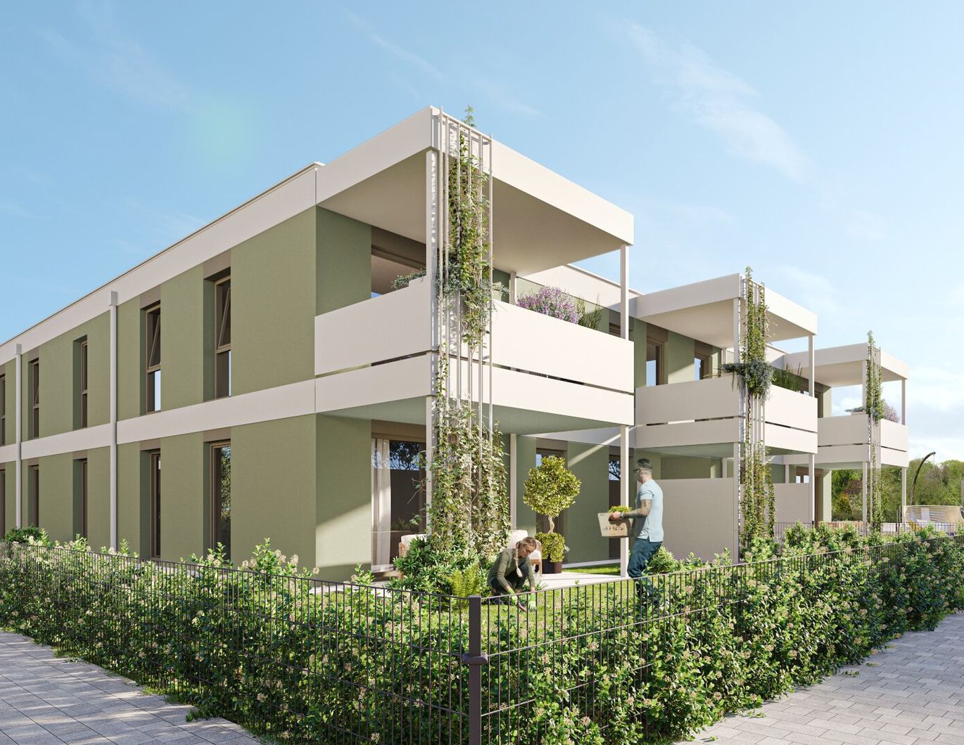 PROVISIONSFREI! Harmonisch konzipierte 4-Zimmer-Wohnung | 2 Bäder | Rundum-Terrasse
