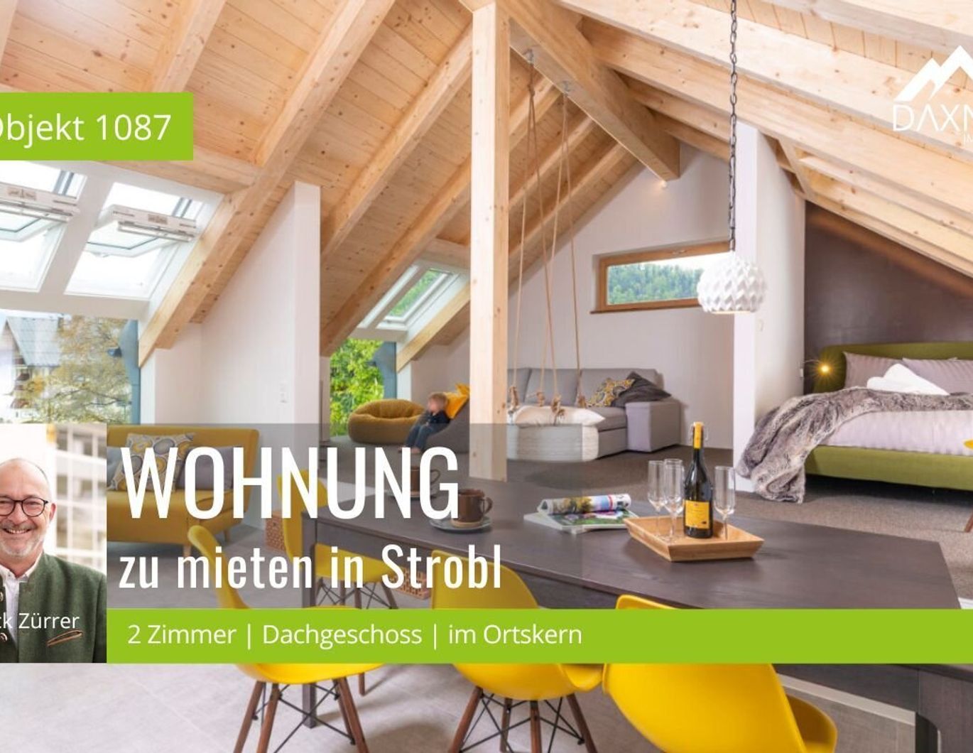 Exklusive Dachgeschosswohnung im Herzen von Strobl am Wolfgangsee