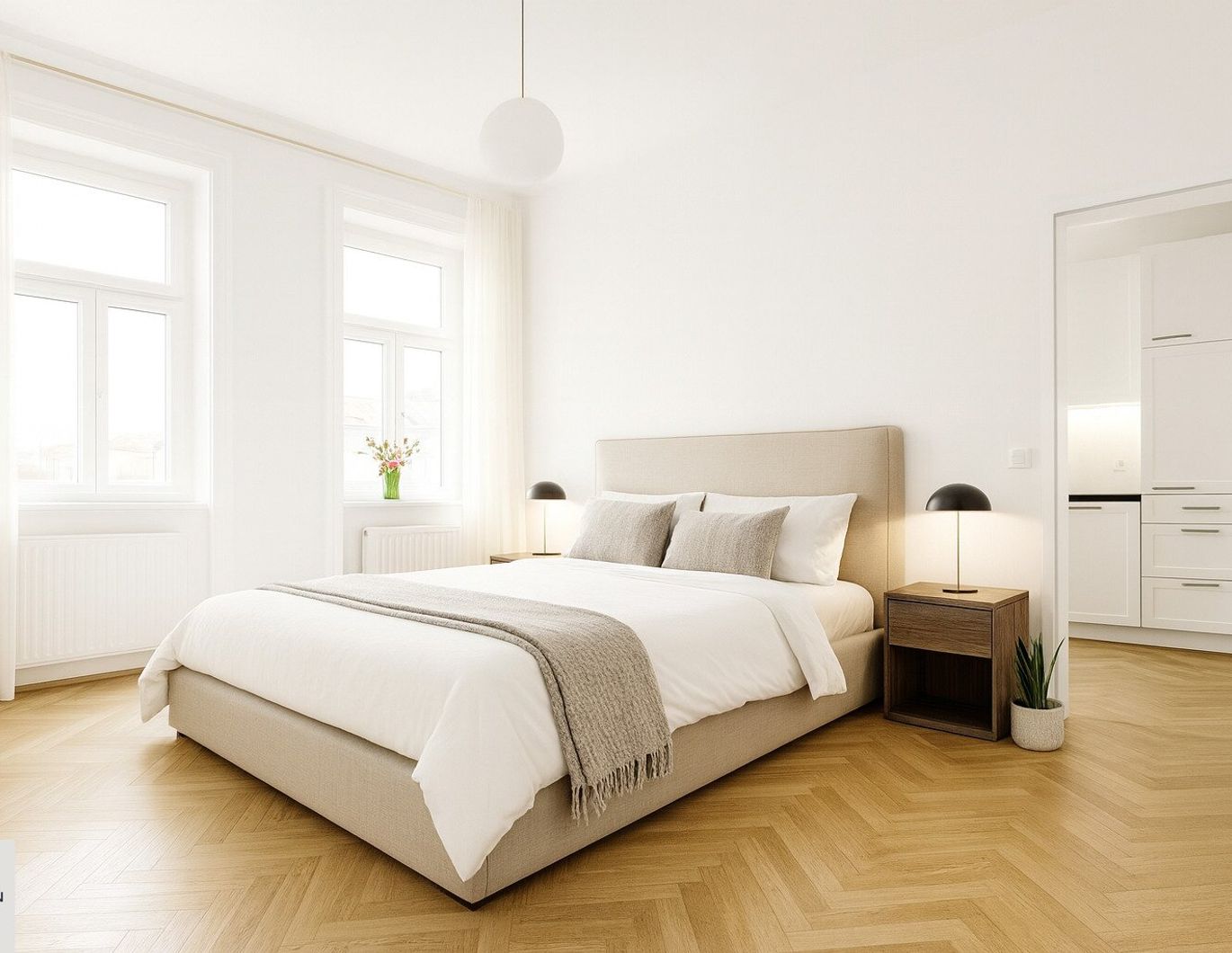 Befristet vermietet: Sanierte 3-Zimmer-Wohnung in ruhiger Lage