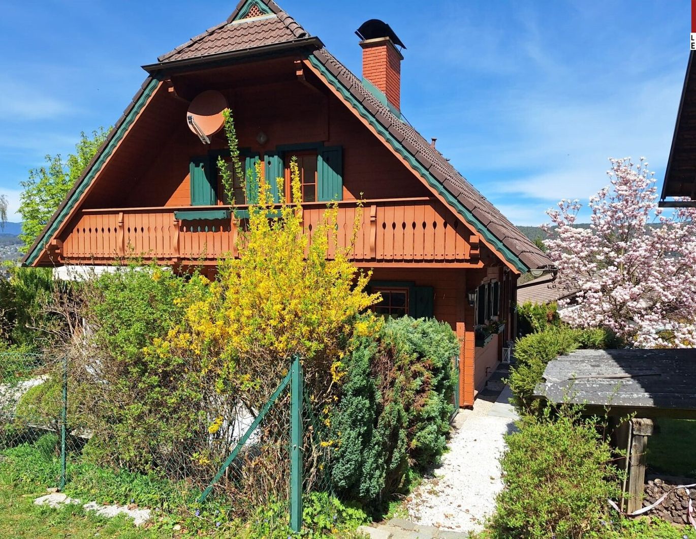 Griffnerhaus mit Wörtherseeblick in Ruhelage