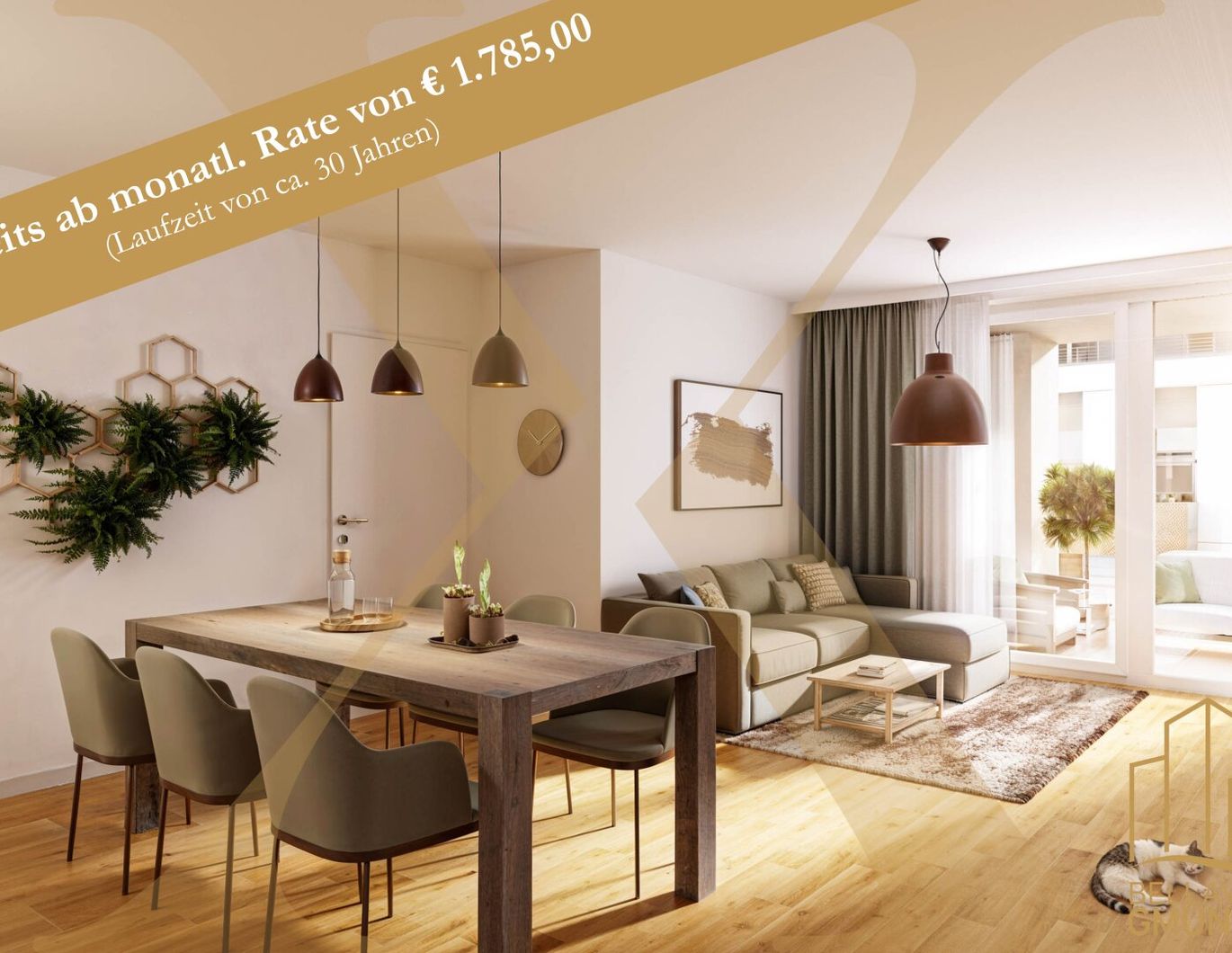 PROVISIONSFREI! Ideale 4-Zimmer-Familienwohnung mit Privatgarten und Tiefgaragenplatz in Gmunden zu verkaufen!