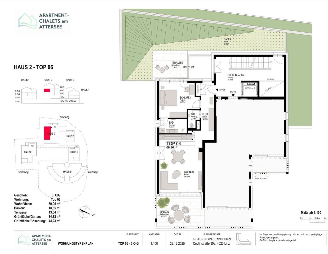 PROVISIONSFREI - Exklusive Apartment-Chalets am Attersee in Nußdorf