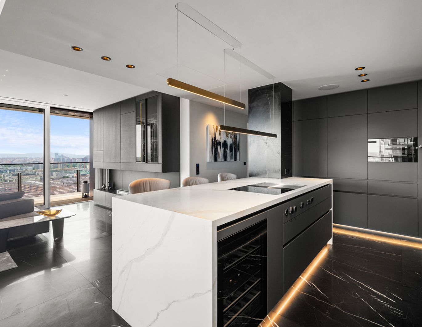 Ein Meisterwerk der Innenarchitektur und Technik - Penthouse mit Blick über ganz Wien!