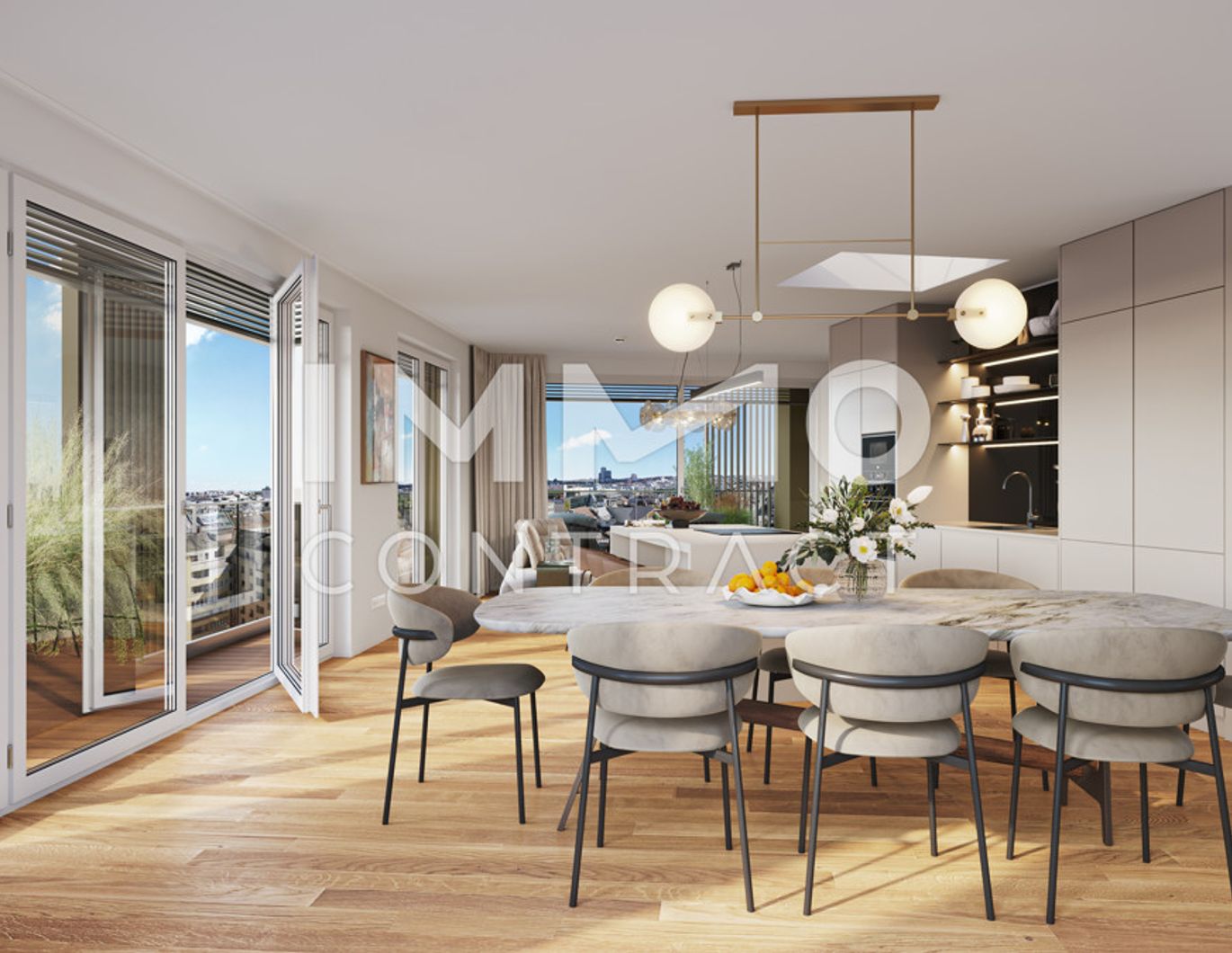 Ganz oben! Penthouse mit exklusiver Ausstattung - Direkt am Hauptbahnhof - PROVISIONSREI