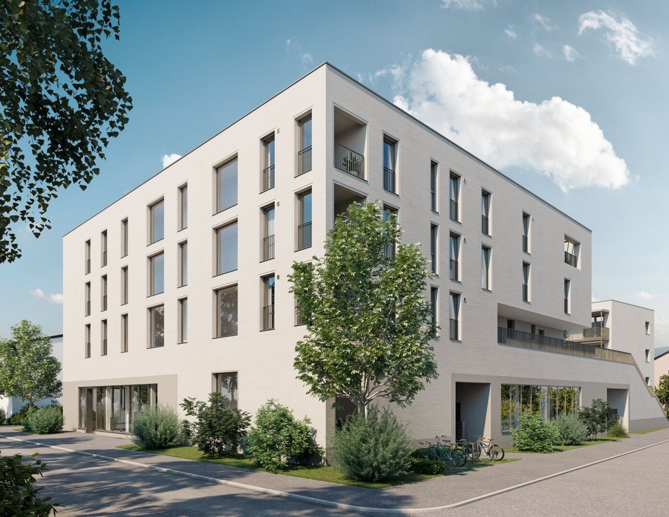 3 Zimmer Wohnung mit 13m² großer Terrasse am Mayburger-Kai