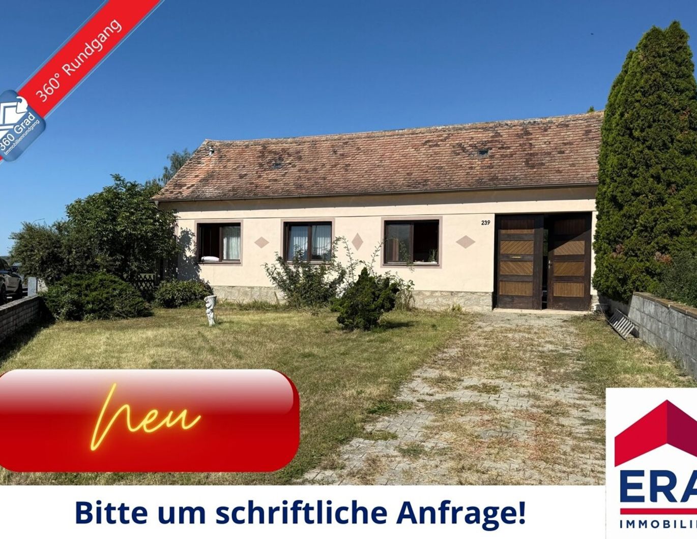 RESERVIERT: 2034 Großharras - Idyllisches Bauernhaus mit großem Garten und Nebengebäuden