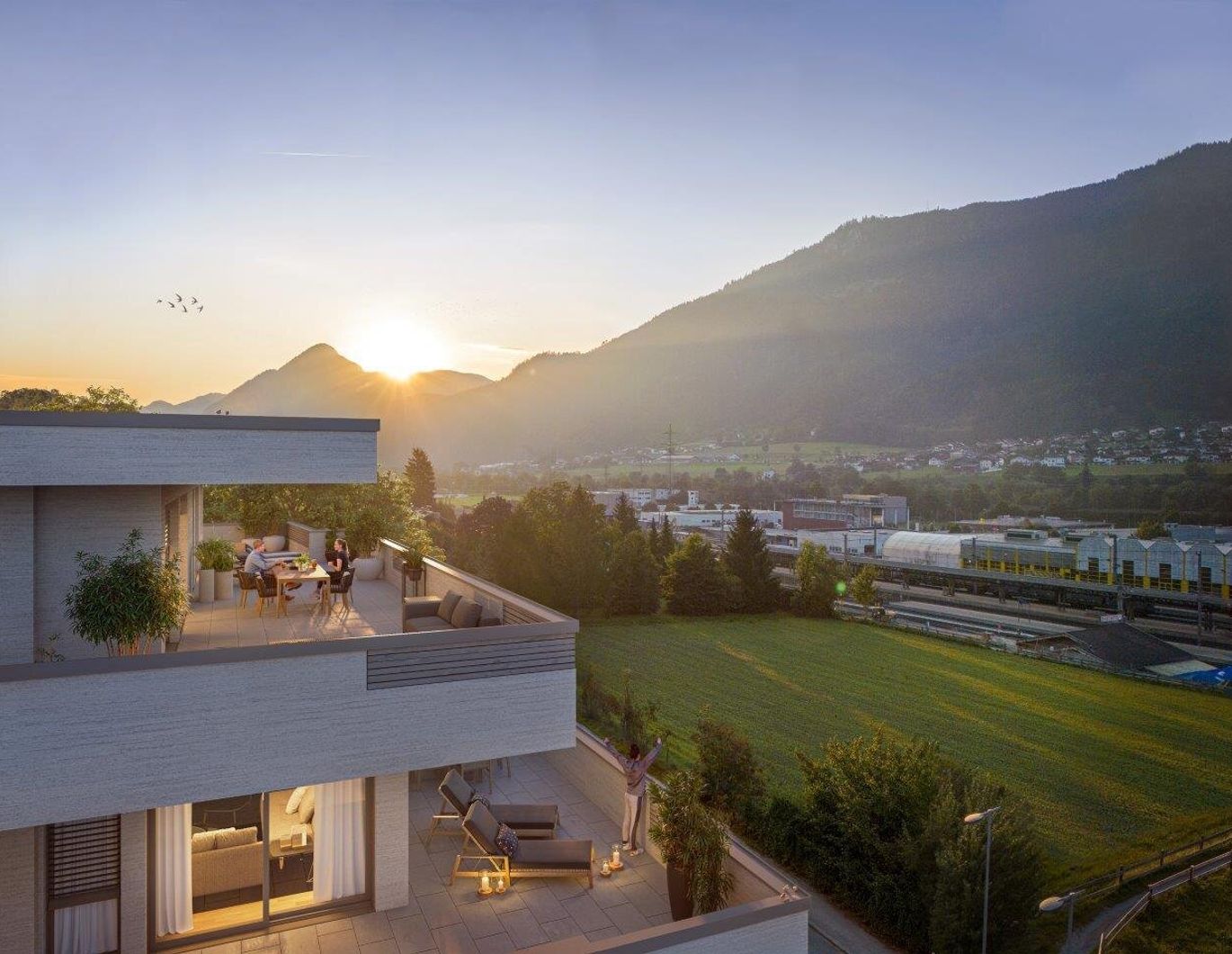 Provisionsfrei: 3-Zimmer-Penthouse (Top W13) - Jenbach SONNJOCH
