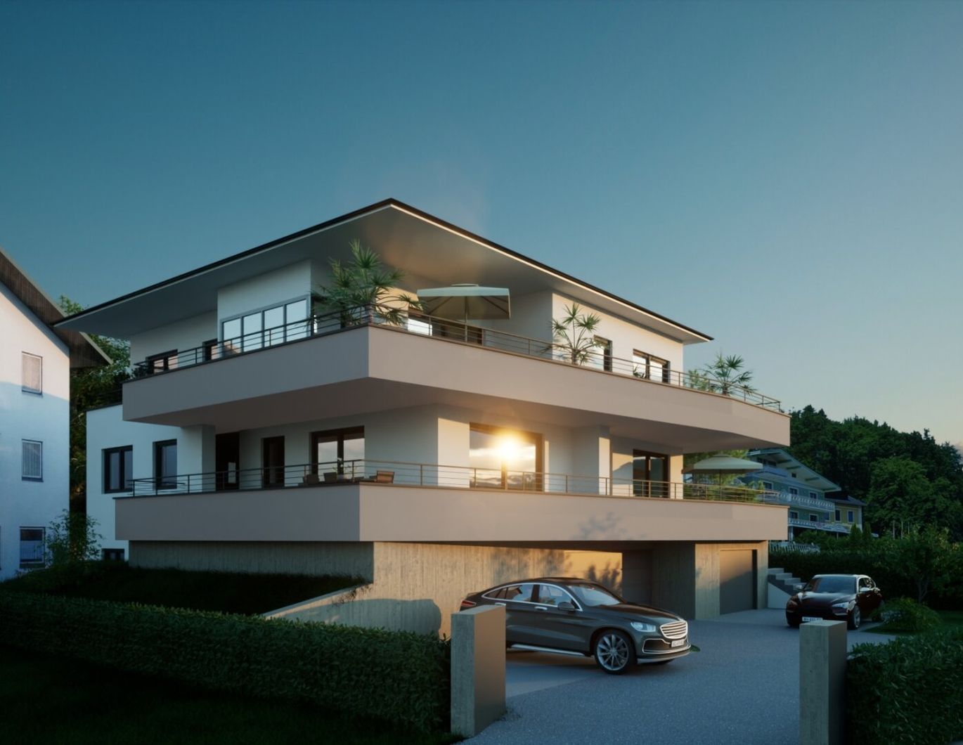 BEIM SEE WOHNEN - Wörthersee Penthouse mit Seeblick und Marinastellplatz (optional)