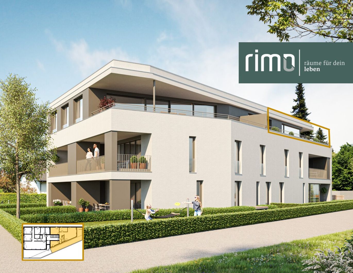 Wohnanlage in Altach | 3-Zimmer-Dachgeschosswohnung mit Terrasse - Top 08