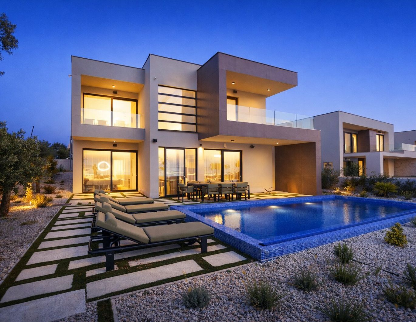 ZADAR Region - Signature-Küstenvilla in erster Meereslinie mit Weitsicht über das Meer | Villa D