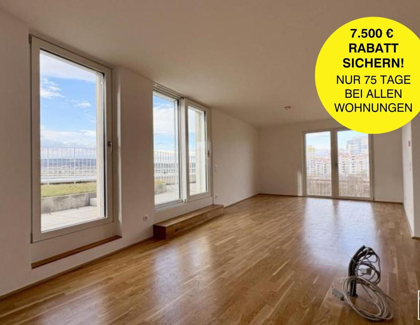 JETZT AKTION* Hochwertige 3-Zimmer-Wohnung mit Dachgarten - Neubau & provisionsfrei!