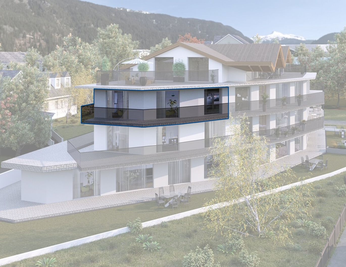 Top 16: Exklusive 3-Zimmer-Neubauwohnung mit tollem Westbalkon