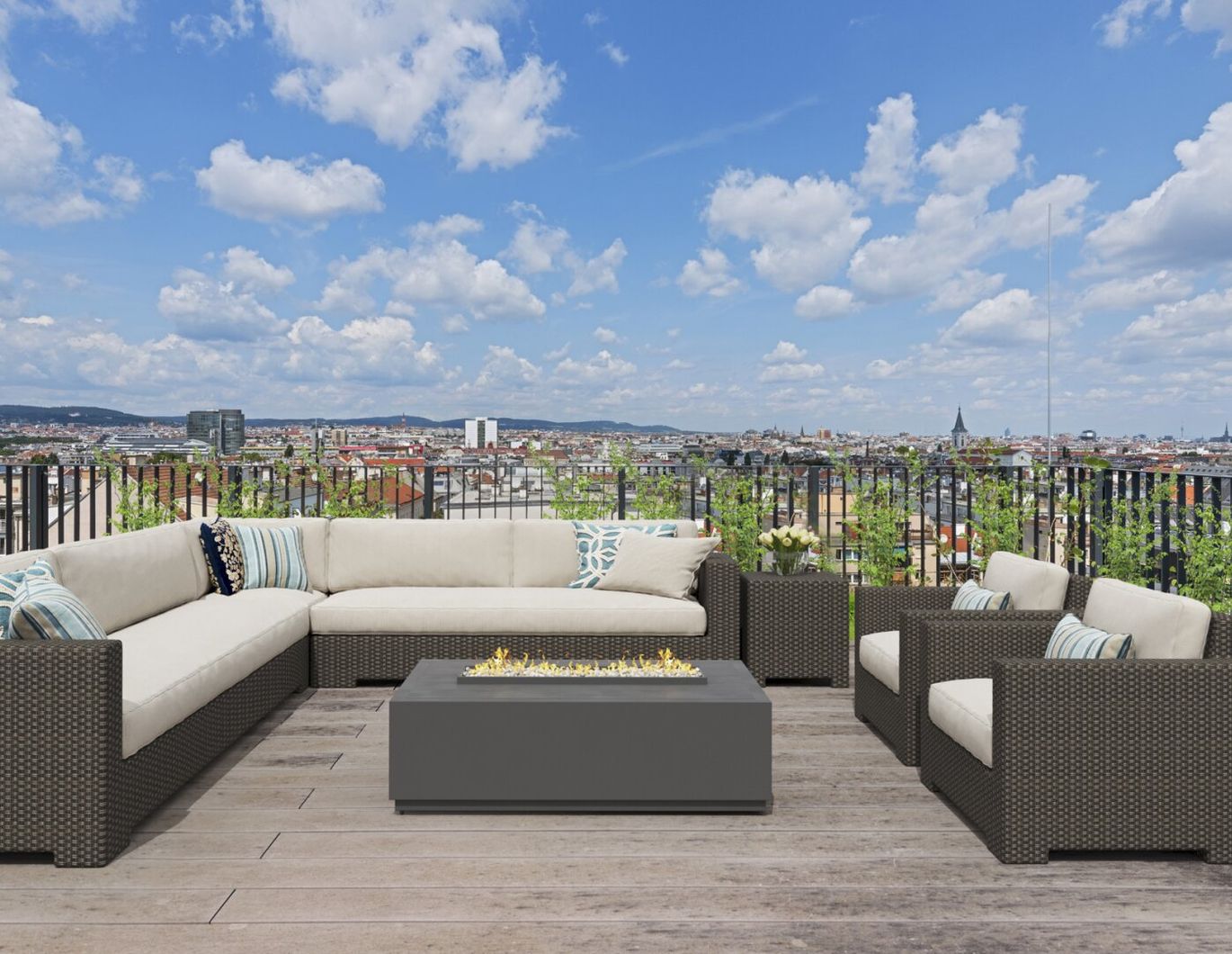 Exklusives Penthouse über den Dächern von Meidling