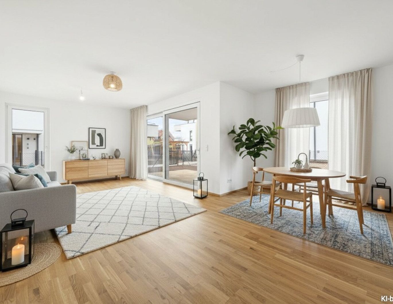 PROVISIONSFREI! Hochwertig konzipierte 3-Zimmer-Wohnung mit Garten | Offene Wohnküche, Schrankraum | Tiefgarage