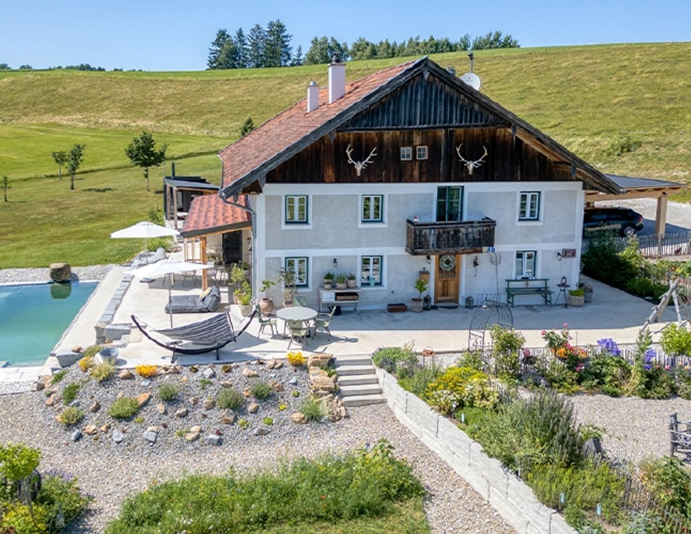 Bauernhaus Himmel am Walde