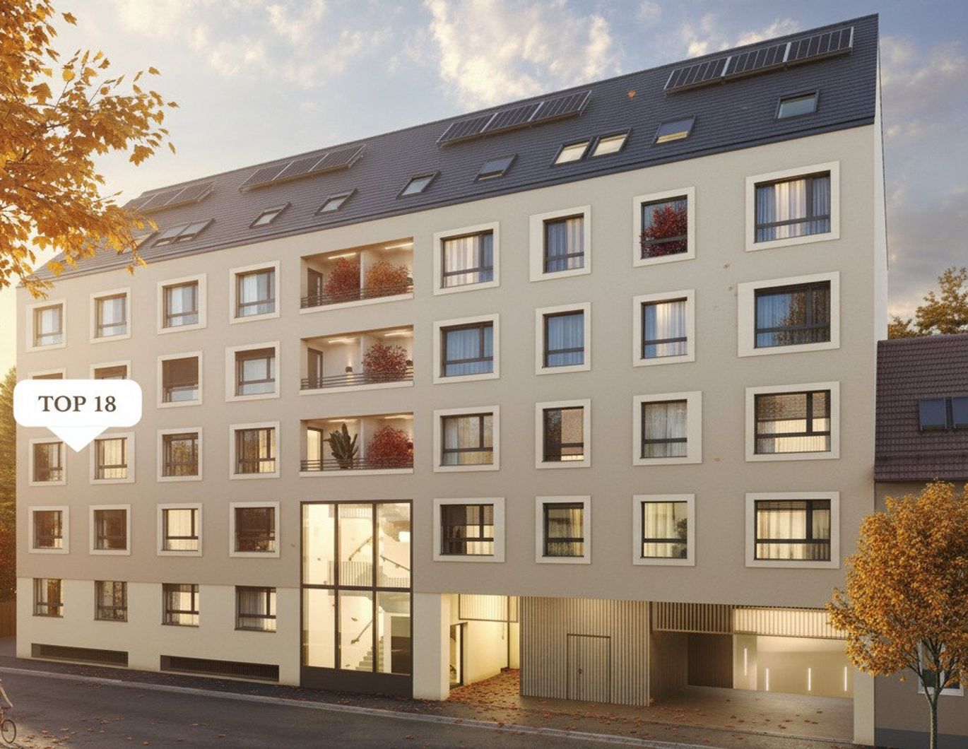 Moderne 2-Zimmer-Anlegerwohnung mit Balkon im 2. Obergeschoss