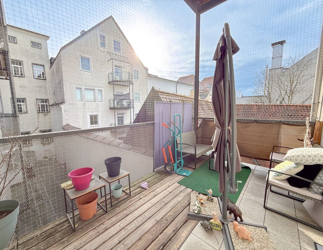 Moderne 1,5-Zimmer-Wohnung in Wels: Balkon, Loggia und top Ausstattung