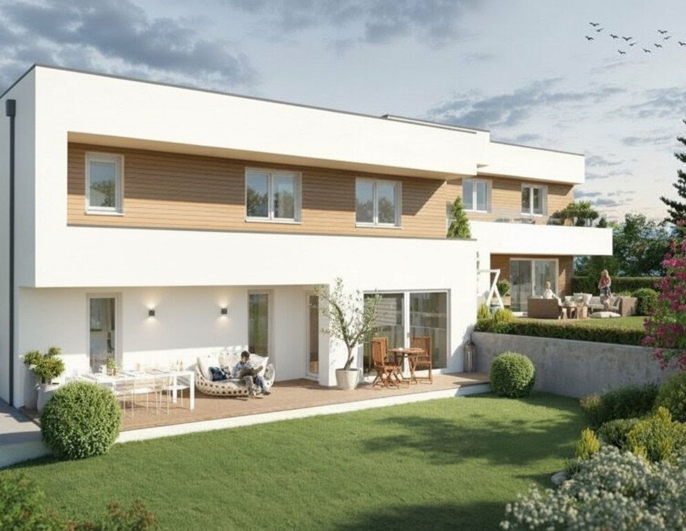 Familientraum - Modernes Wohnen in Hofkirchen/Trk. - Doppelhaus mit Einfamilienhaus Charakter