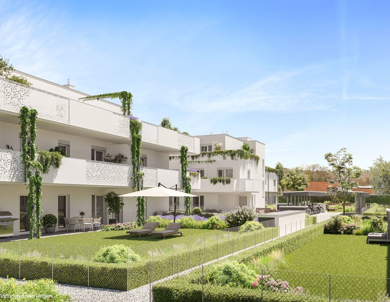 THE VINEYARD. 2 Zimmer Wohnung mit Top-Balkon.