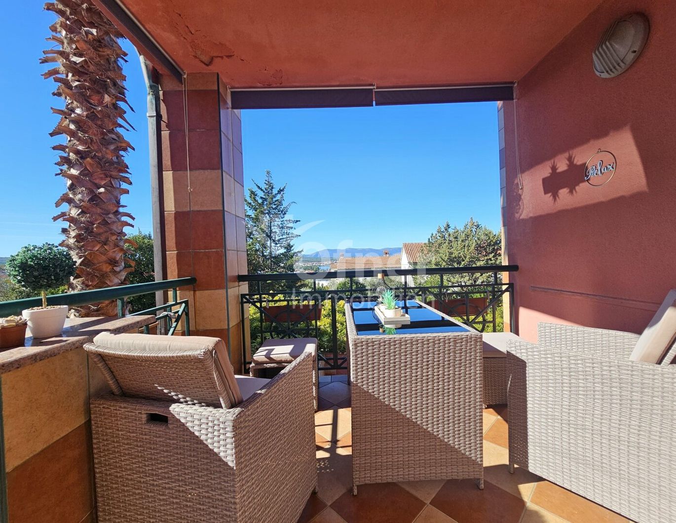 Malinska, Moderne Wohnung mit Meerblick