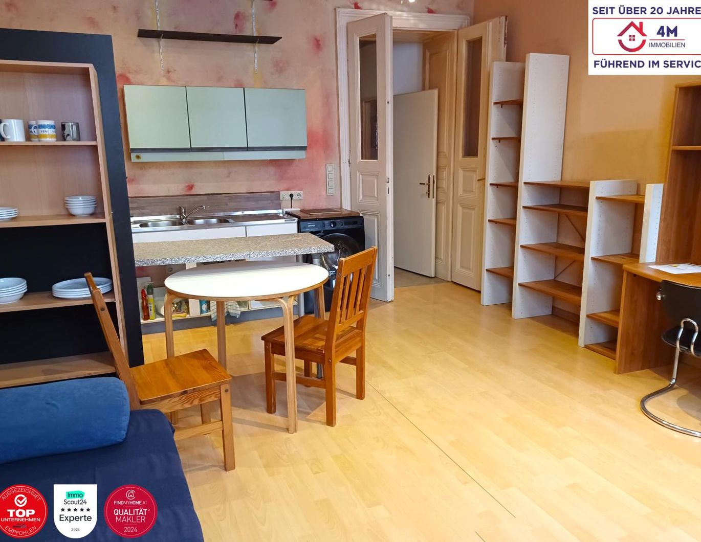 Jetzt zugreifen! Kompakte 2-Zimmer-Wohnung nahe Donaukanal