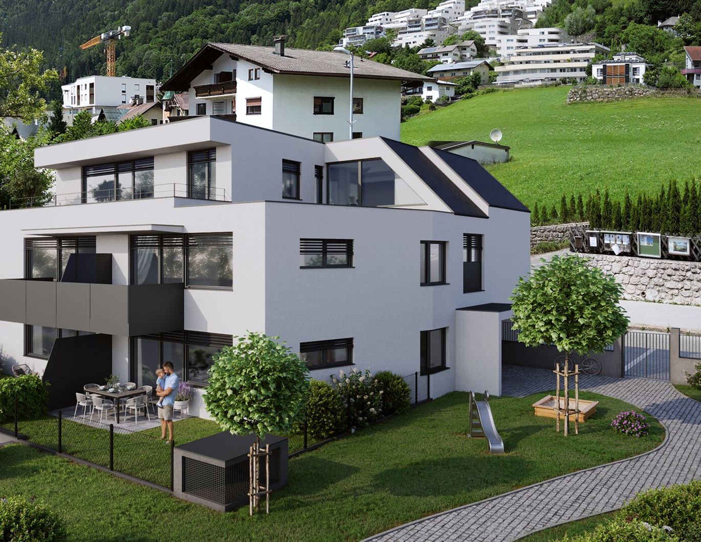 Neubau - 3 Zimmer Gartenwohnung in Jenbach