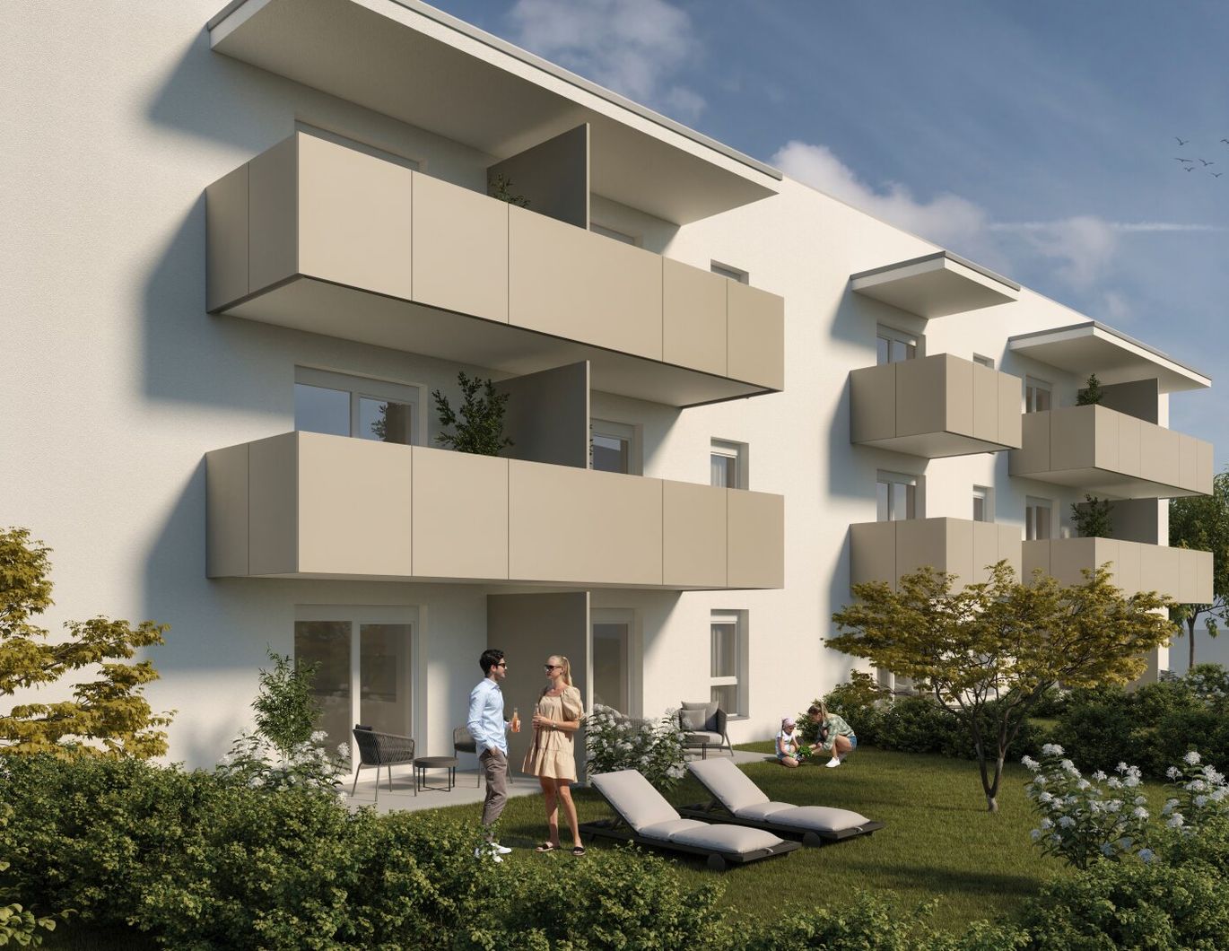 Traumhafte Gartenwohnung in Hofkirchen: Erstbezug mit Terrasse & Stellplatz!