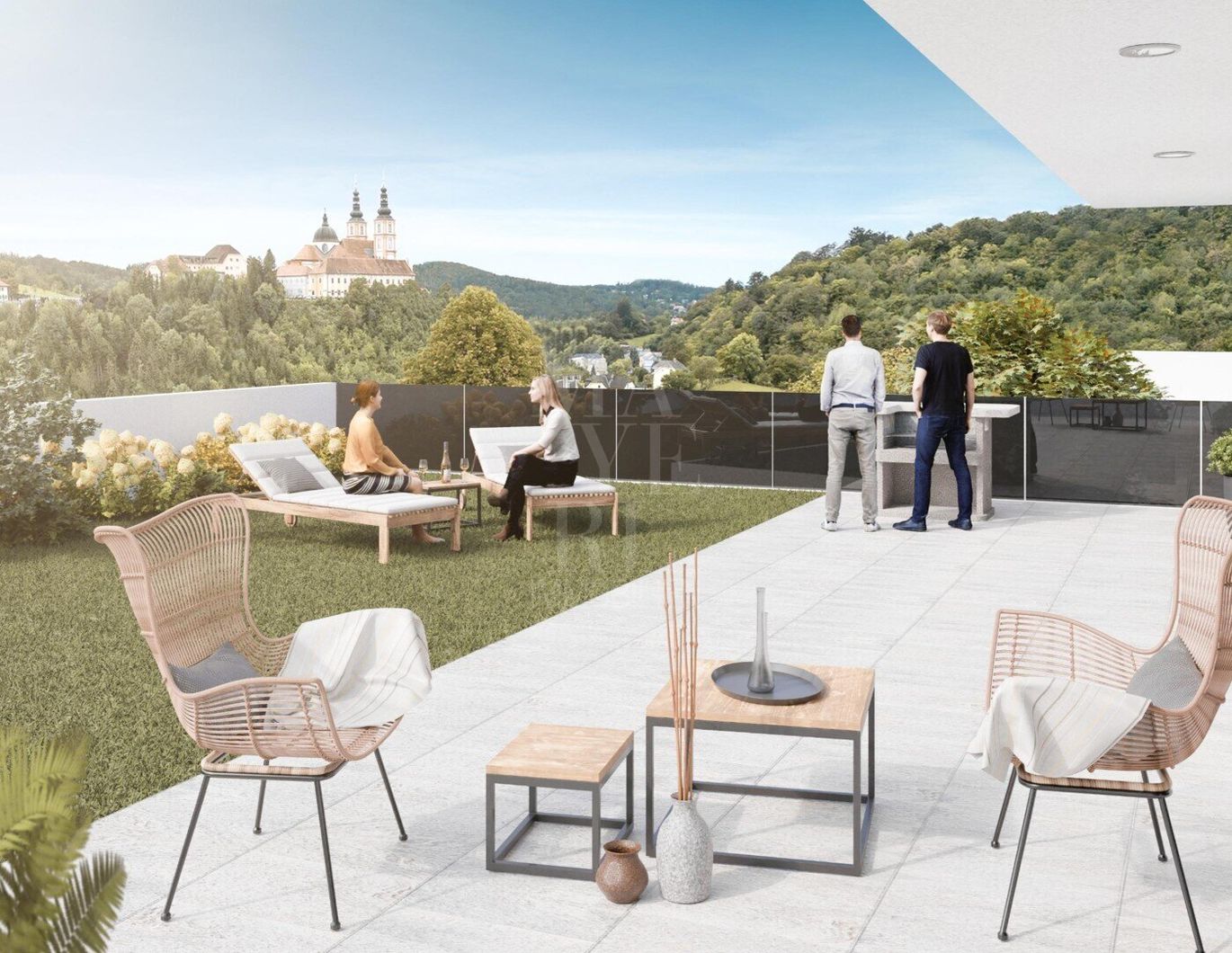 5 JAHRE ZINSFREI - TRAUMLAGE IN GRAZ - neu errichtete Gartenterrassenwohnung