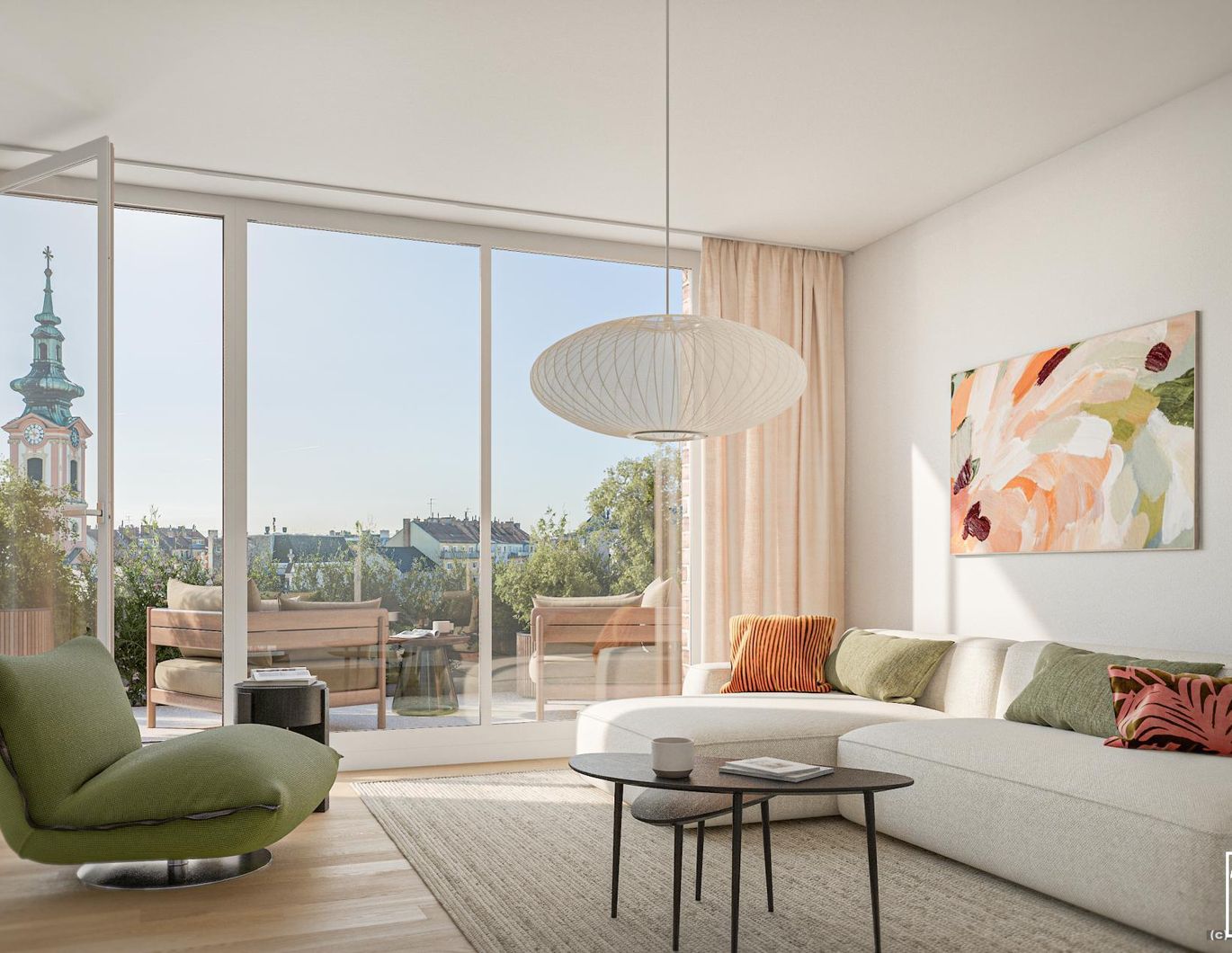 Hochwertige 2-Zimmer-Wohnung am Hauptplatz