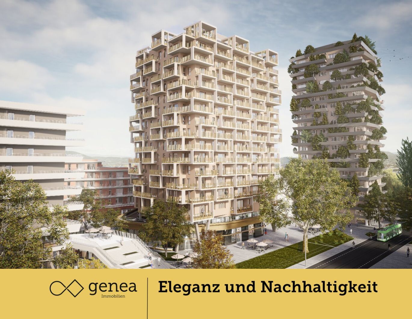 AKTION 50/50 | Goldener Wohnturm Esplanade 7 | Luxuswohnungen in Top-Lage | Provisionsfrei