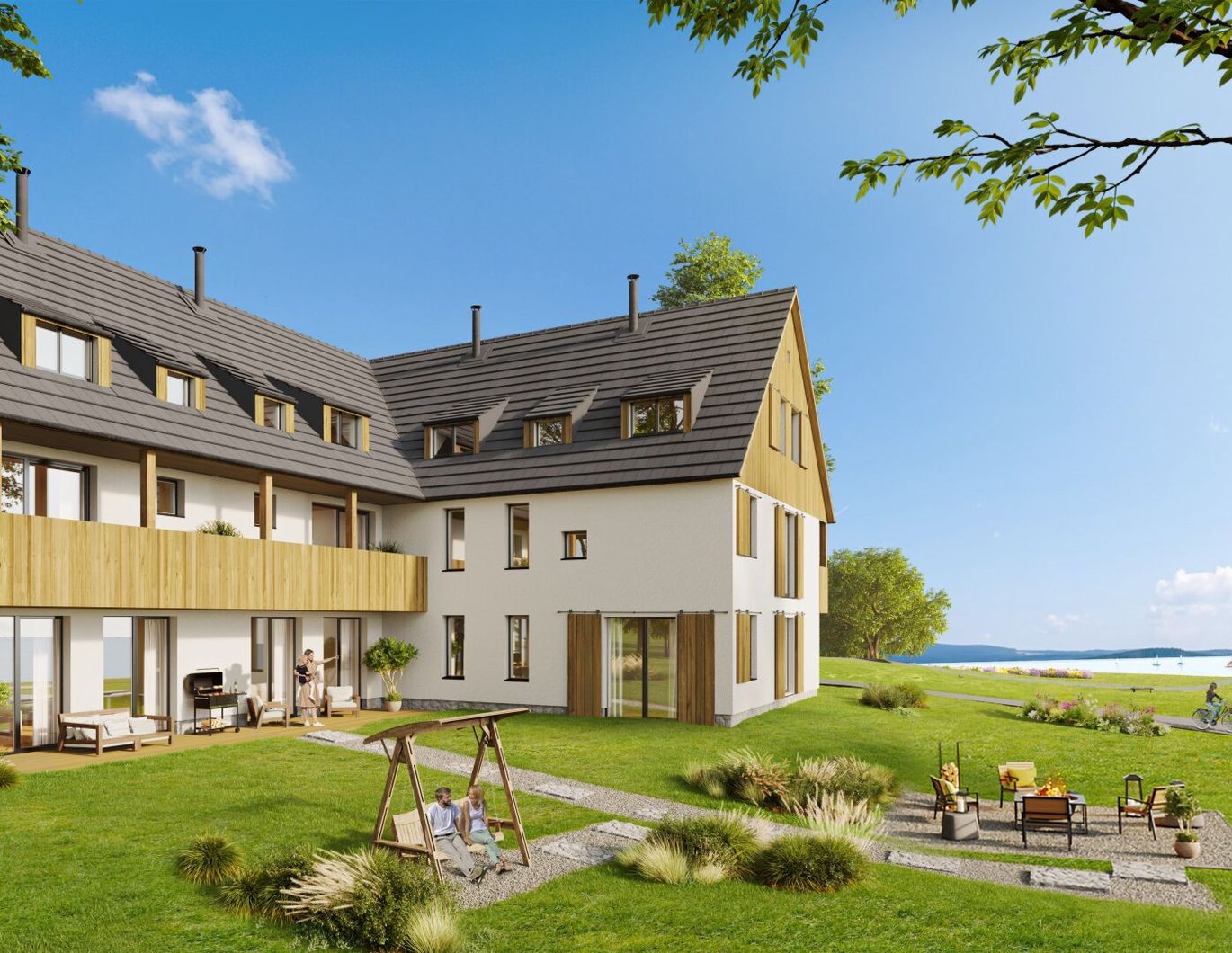 2-Zimmer Apartment mit Terrasse und Garten - VISION LIPNO