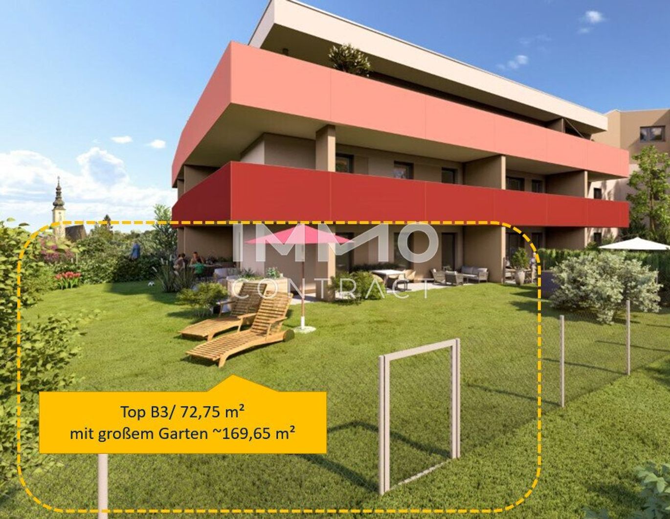 Traumhafte 3 Zi-Gartenwohnung in den STADTTERRASSEN PEUERBACH - provisionsfrei! ** JETZT FRÜHKÄUFER-RABATT!**