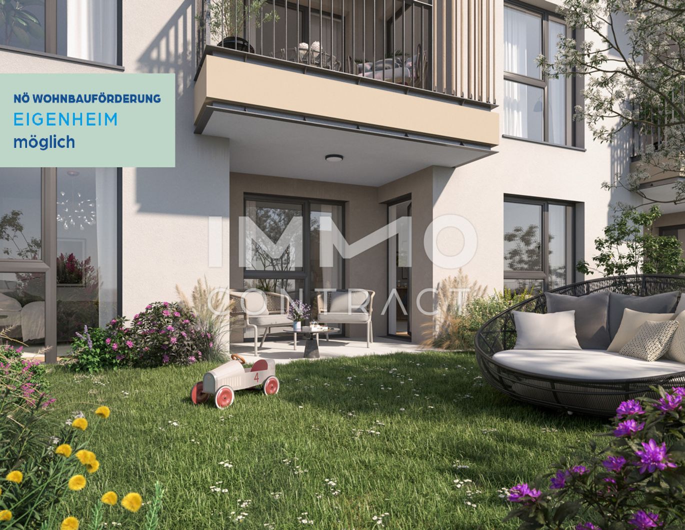 4 Zimmer Gartenwohnung! Erstbezug!