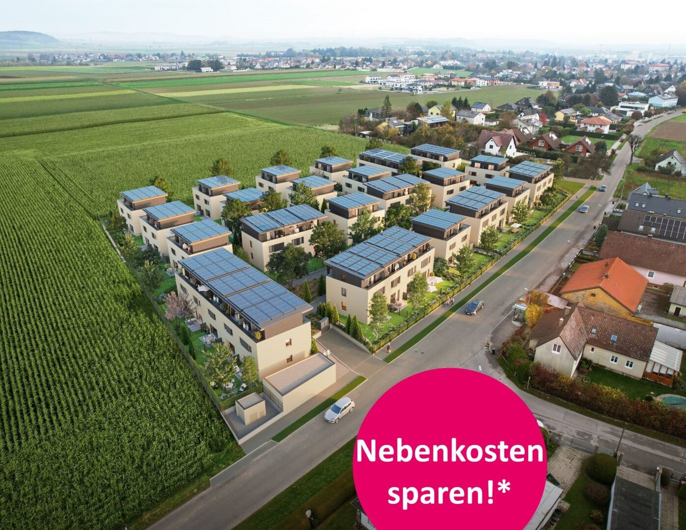 Wohlfühlklima mit Luft-/Wasserwärmepumpe und Fußbodenheizung in Nova Terra!