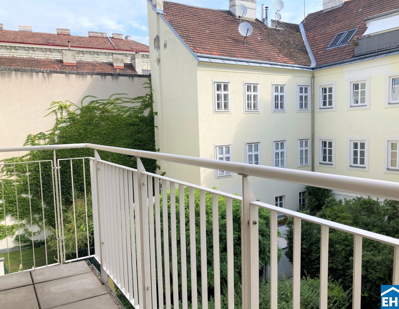 Hofseitige Singlewohnung in Ruhelage und Citynähe