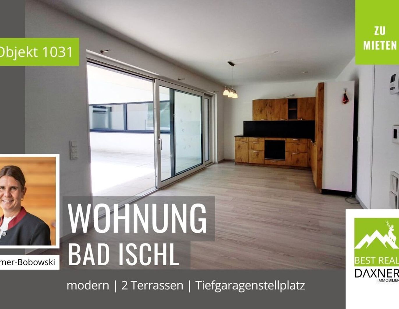 Traumhafte 3-Zimmer-Wohnung mit 2 Terrassen zu mieten