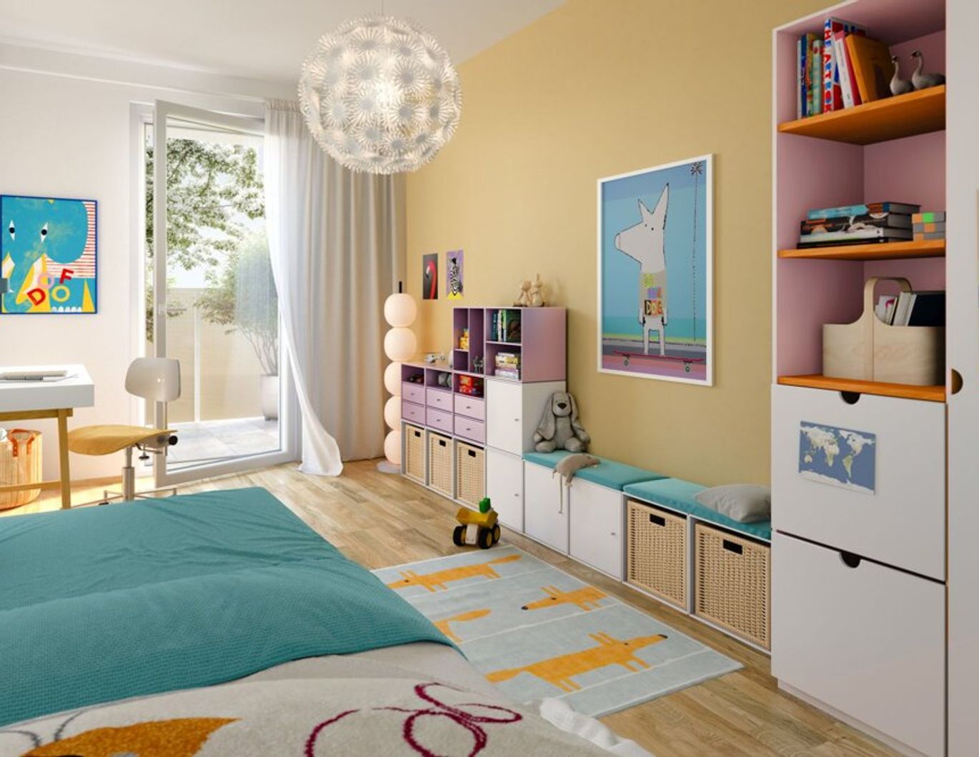 Hof am Park - 3-Zimmer-Wohnung mit Balkon & Ost-West-Ausrichtung - Top 1.55