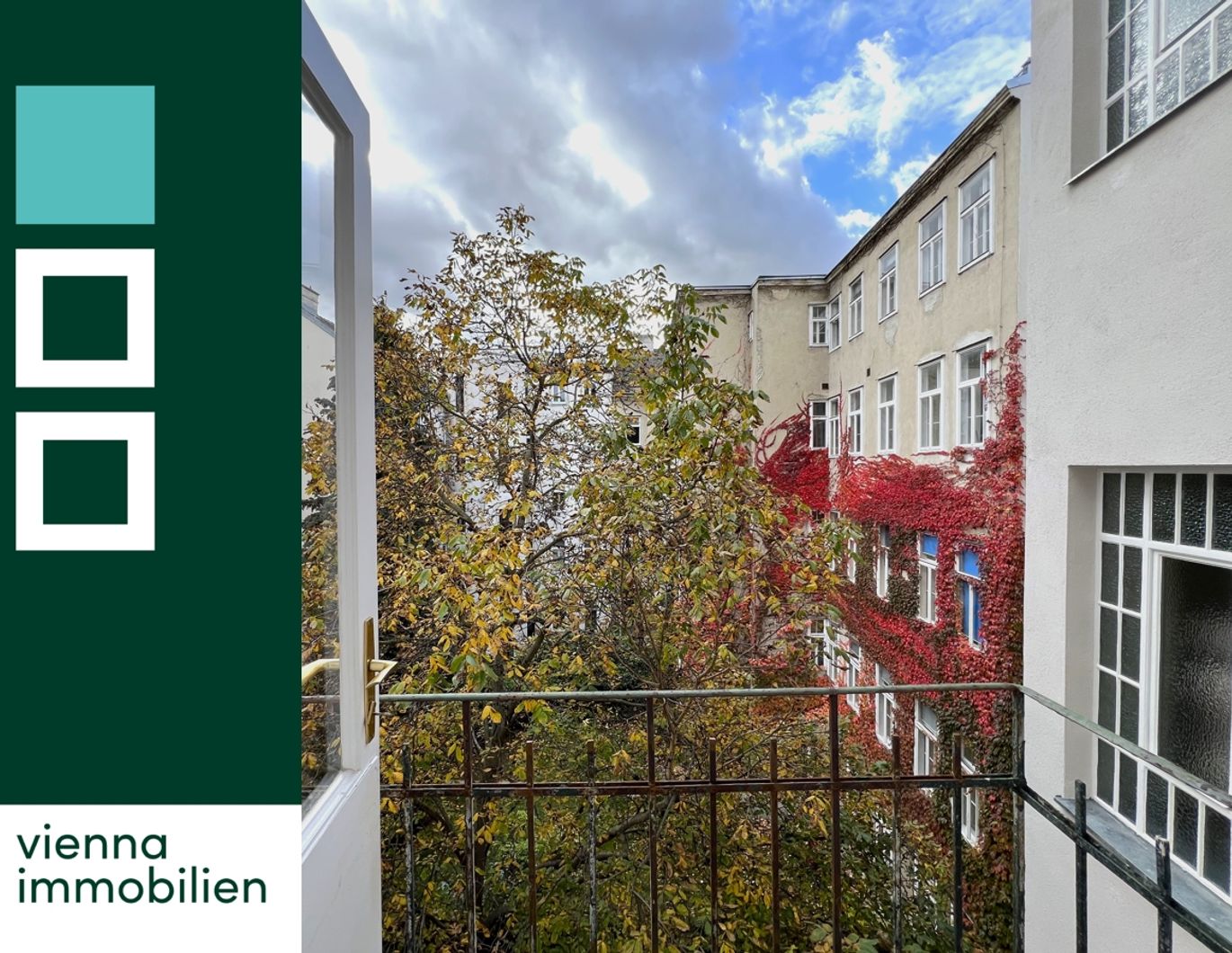 Sanierte 2-Zimmer-Altbauwohnung mit Mini-Balkon