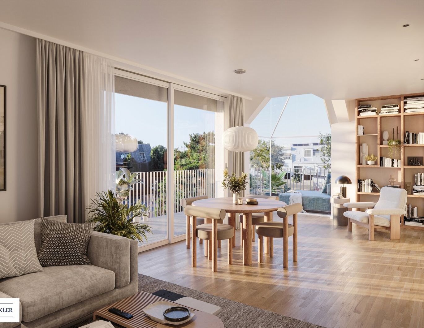 Charmante 2-Zimmer-Neubauwohnung mit Balkon - PROVISIONSFREI!