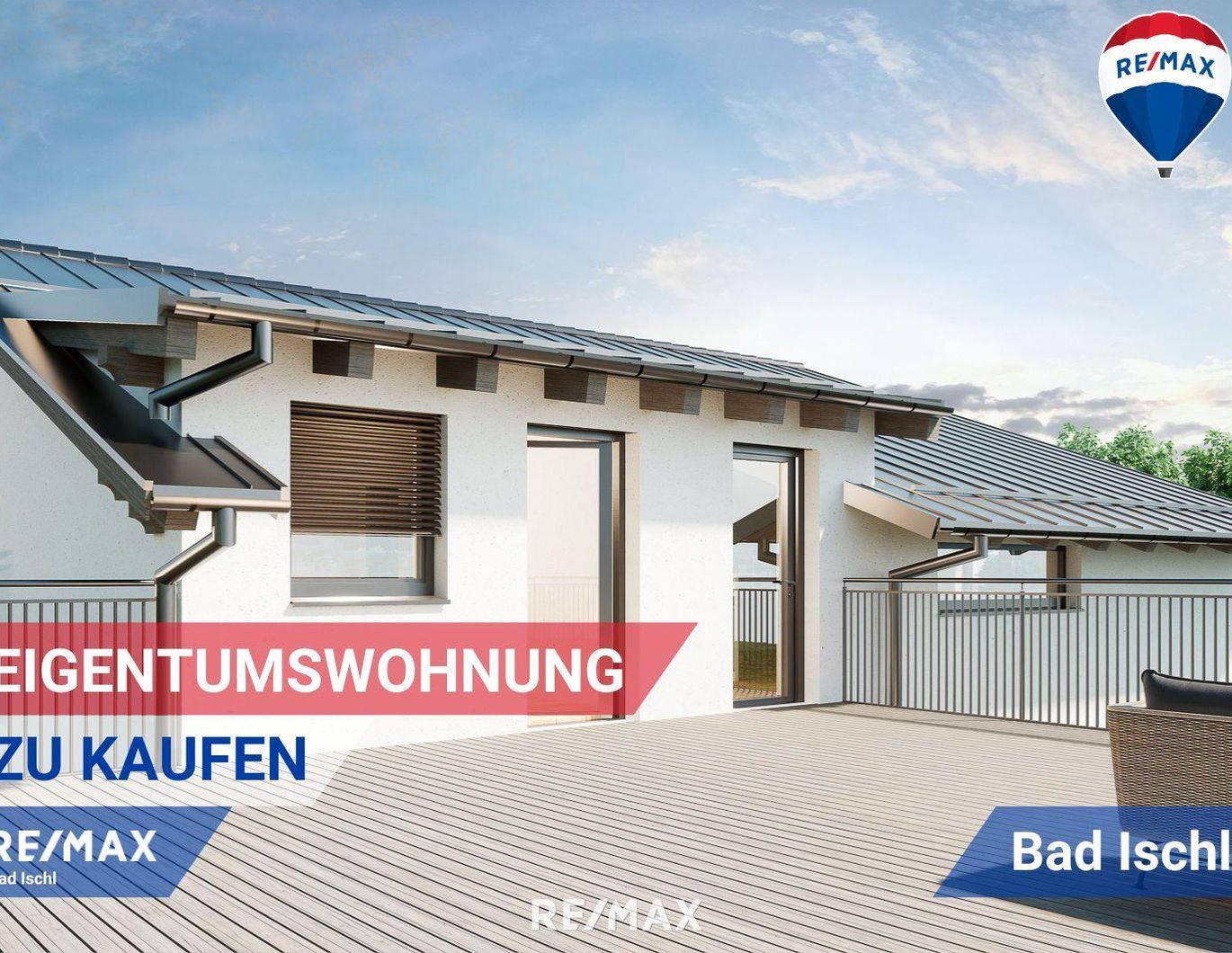 Exklusive 2-3 Zimmer Terrassenwohnung in ruhiger Lage nahe dem Salzkammergut Golfclub