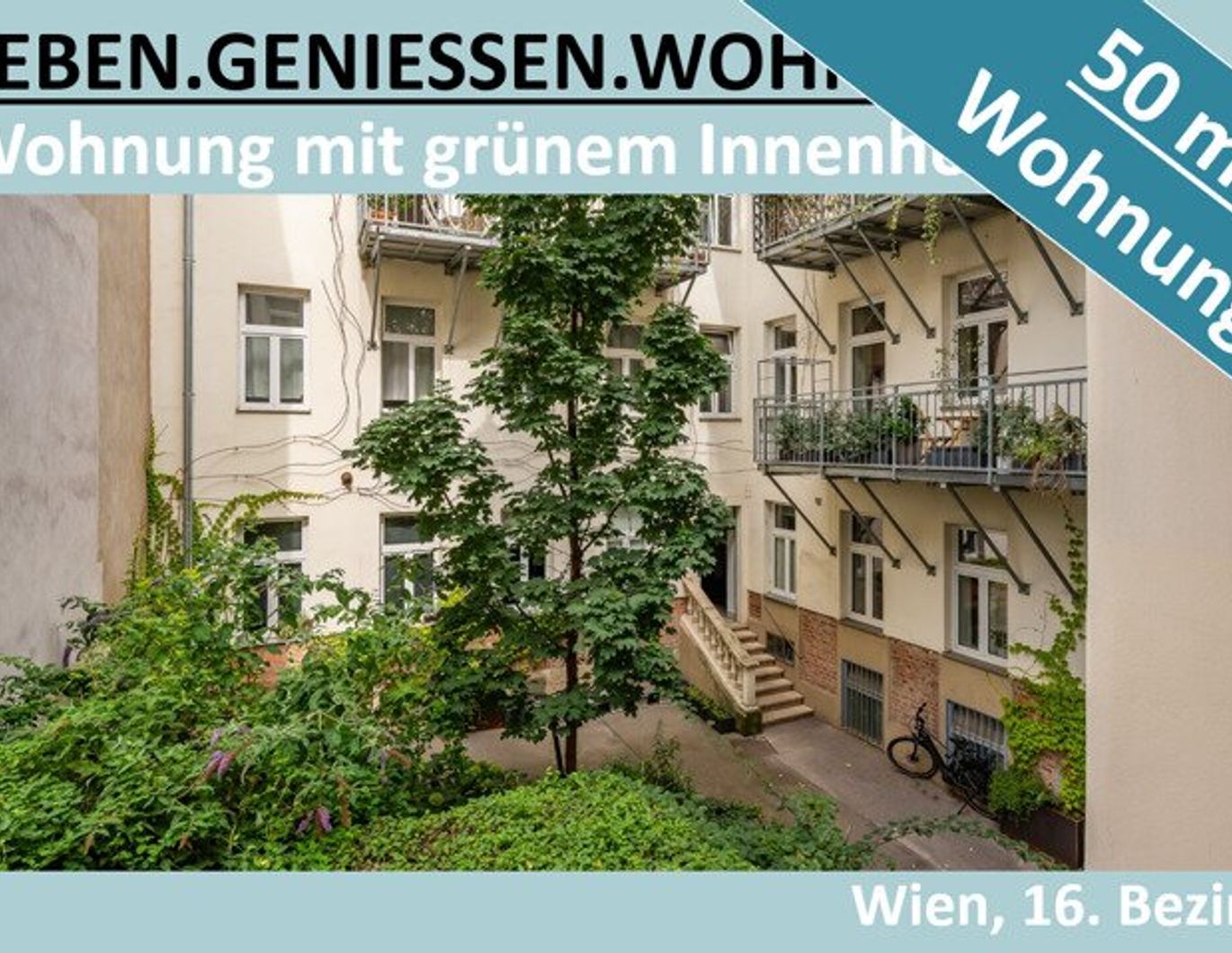 WOHNUNG MIT GRÜNEM INNENHOF