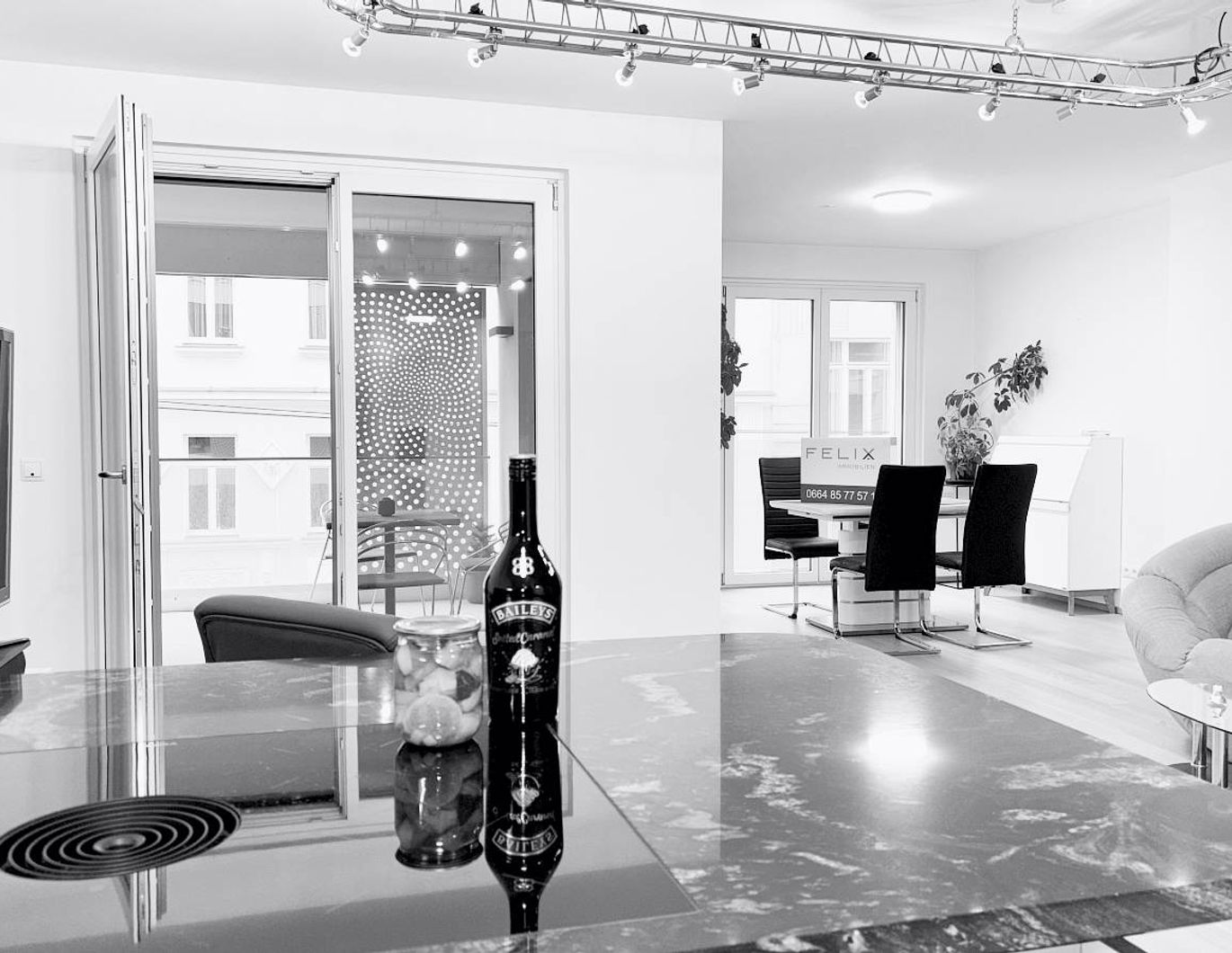 ELEGANT MöBLIERT - NAHE DER MARIAHILFERSTRASSE - SüDSEITIGE LOGGIA, SAUNA-UND INFRAROT, EVENT-BASE, OFFICE-BASE, SHOP-BASE, GäSTE-LOUNGE