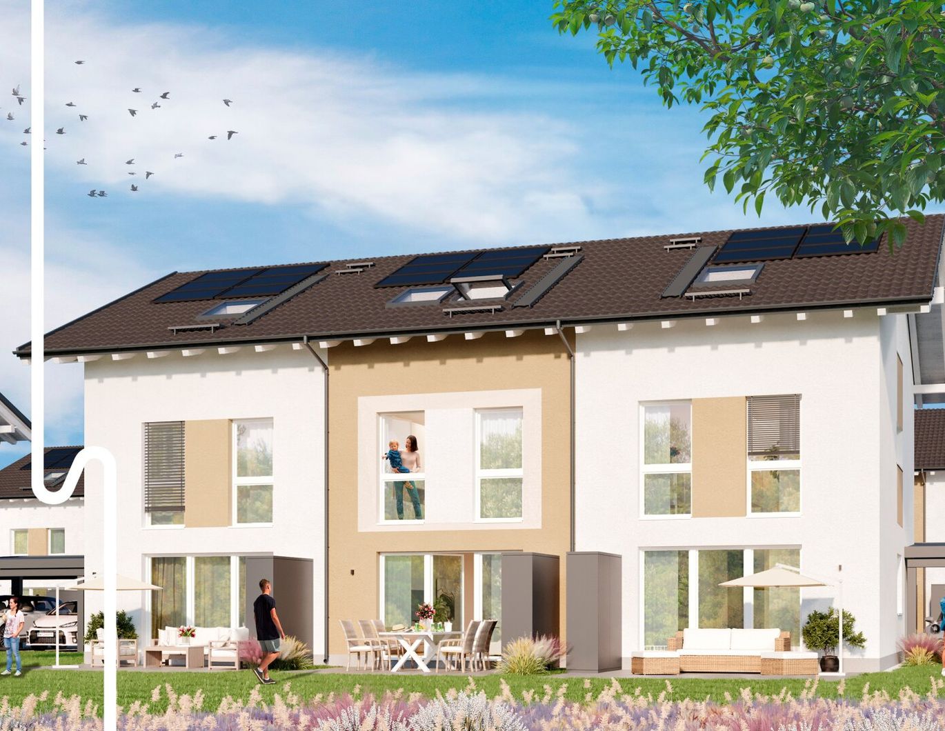 MODERNES MITTELREIHENHAUS | Neubau in Straßwalchen mit Garten & bis zu 6 Zimmern | Hohe Wohnbauförderung & Provisionsfrei