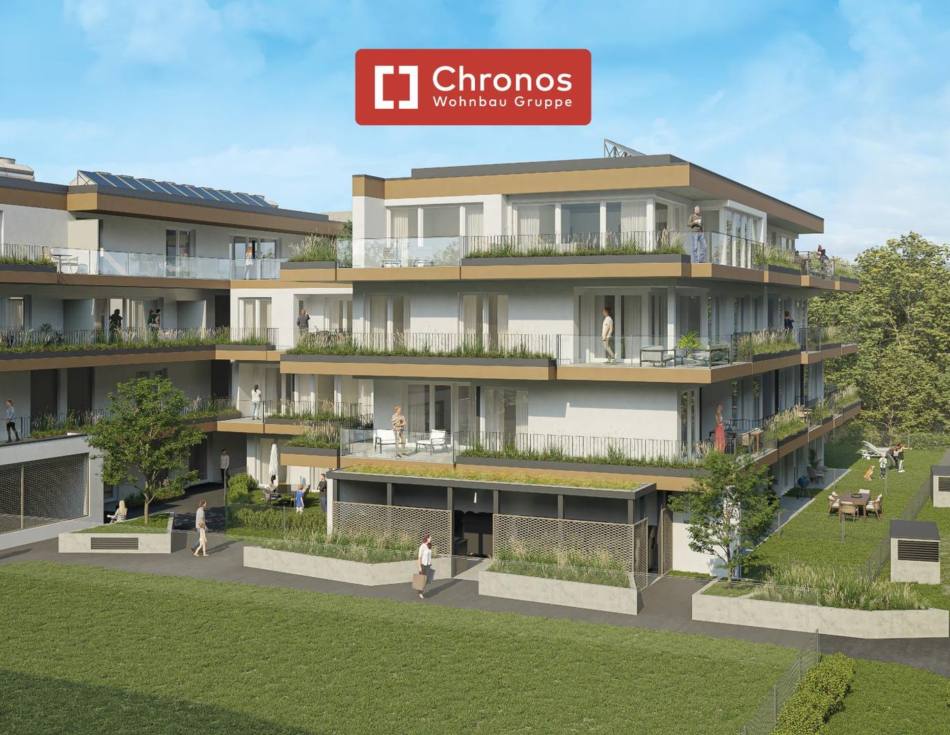 Neubau Gartenwohnung um 4.000 €/m²! Chronos macht Eigentum wieder möglich!