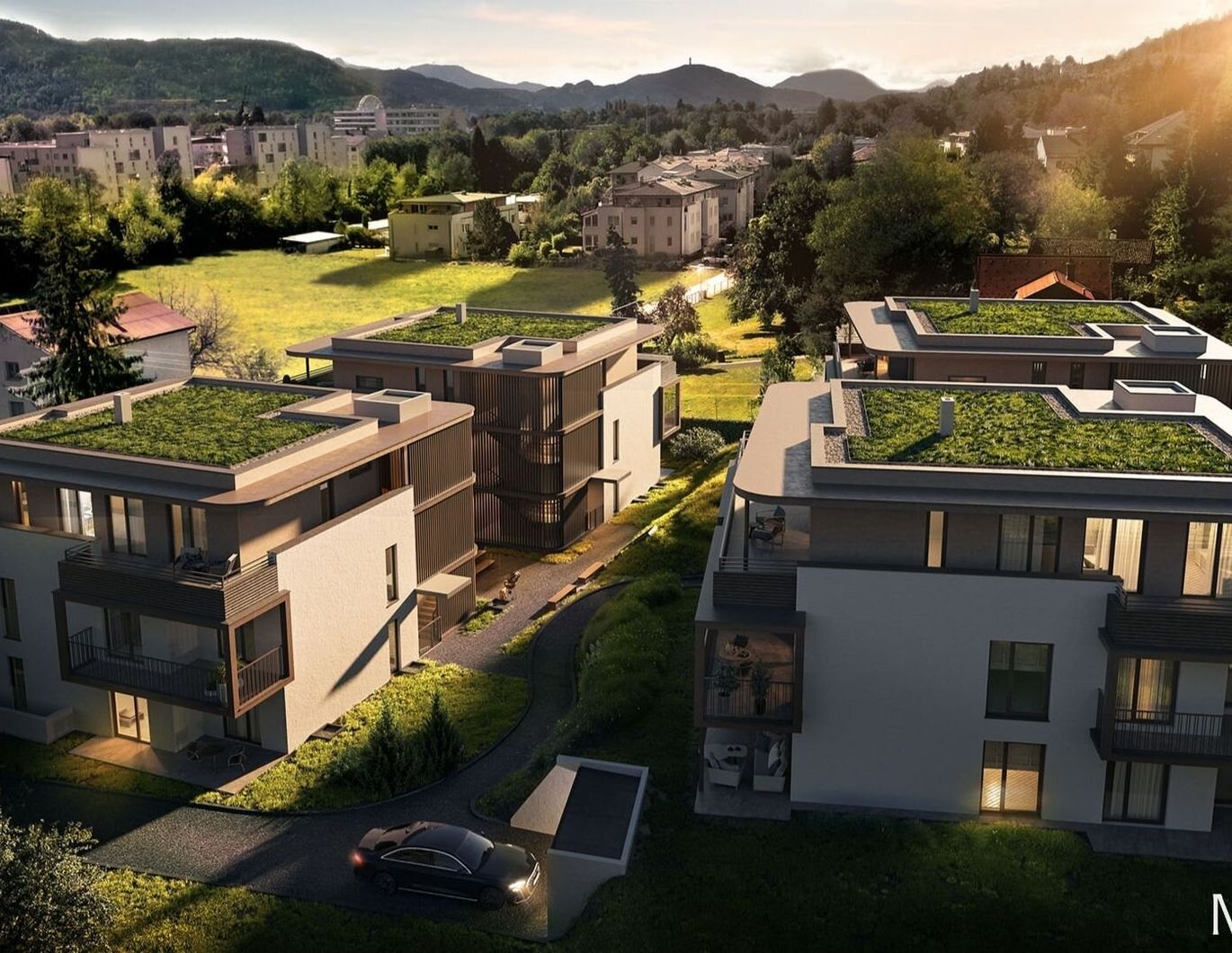 Kreuzbergl Villen - 4 Zimmer Gartenwohnung - Ein Projekt von MADILE